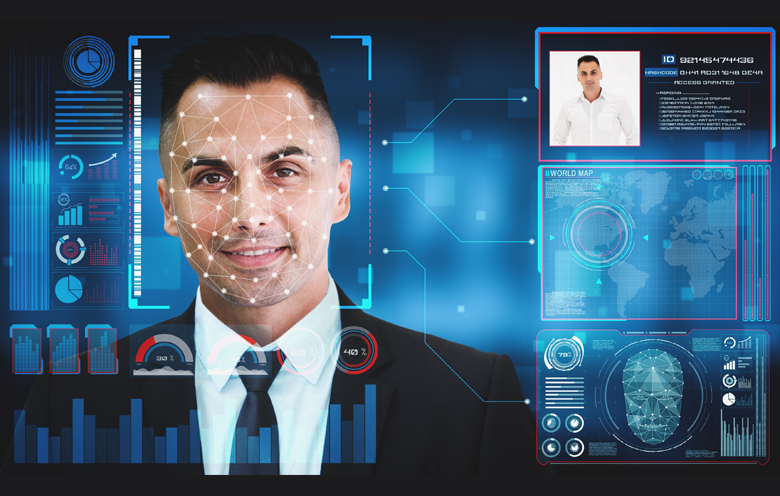 AI scanning images and labeling results
